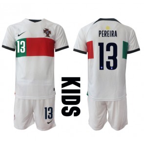 Portugal Danilo Pereira #13 Replika Babytøj Udebanesæt Børn VM 2022 Kortærmet (+ Korte bukser)